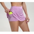 thumbnail image 2 of icyzone Athletic Tennis Skirts for Women with Pockets Shorts, Workout Running Golf Skorts, 2 of 7