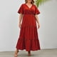 thumbnail image 1 of WILLBEST Vestidos Casuales para Mujer Fiesta Vestido Largo Bohemio de Verano de Talla Grande para Mujer, Vestido Informal Holgado para Playa, Vestido Largo para Vacaciones y Fiestas Extra Grande, 1 of 3