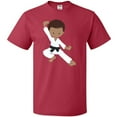 thumbnail image 3 of Inktastic African American Boy, Karate Boy, Kata, Black Belt T-Shirt, 3 of 5