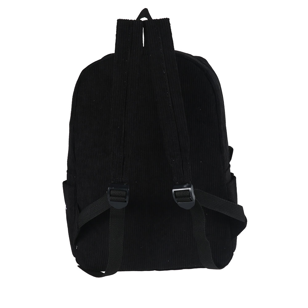 Miuline Corduroy Knapsack Casual Backpack Unisex Classic Campus Portable Ultra Soft Handbag - image 2 of 11