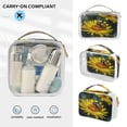 thumbnail image 5 of Ladybug Daisies Flowers Clear Cosmetic Bags with Handles PVC Toiletry Bags Zipper Waterproof Portable for Traveling 2 Pcs, 5 of 7