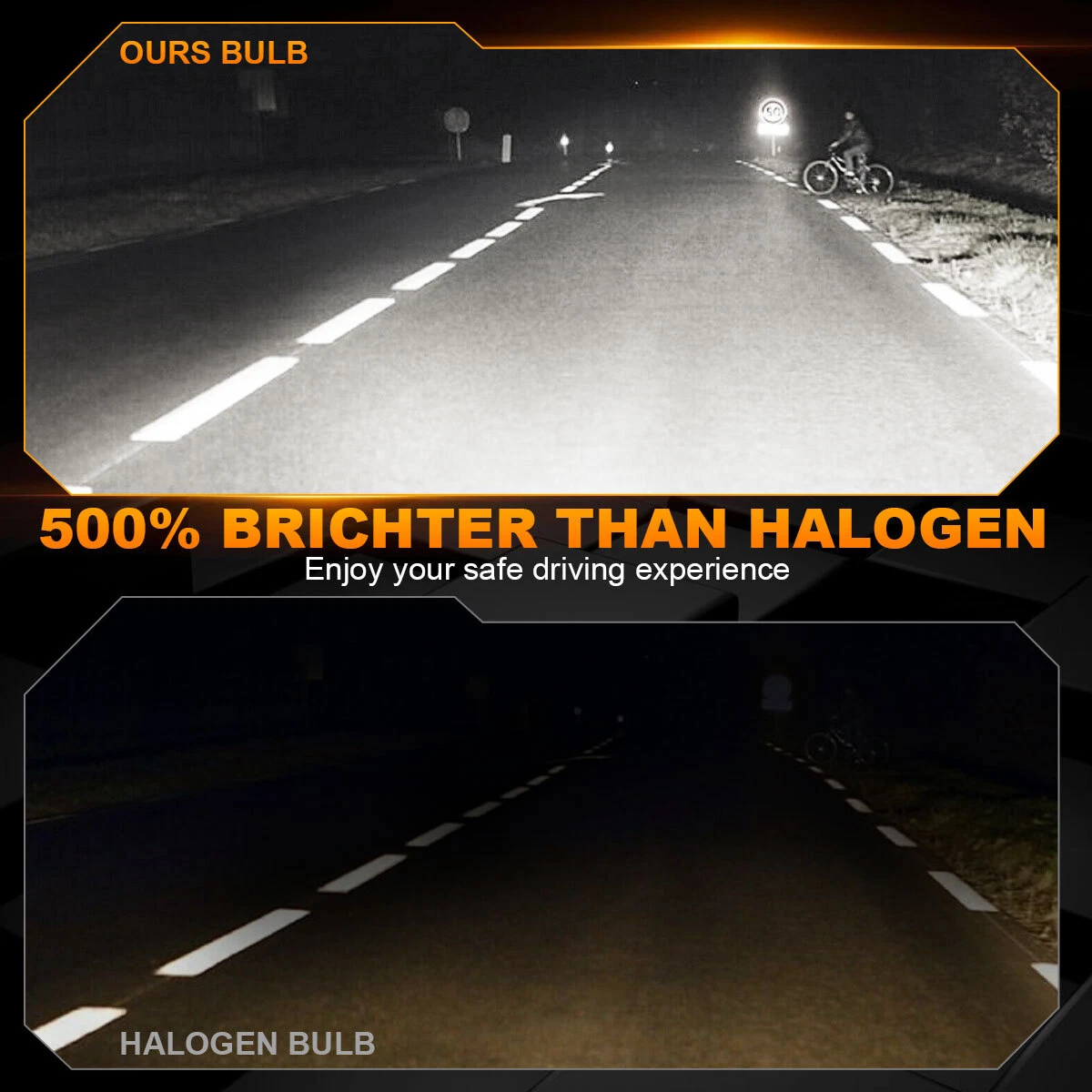 9005 HB3 LED Headlight Super Bright Bulbs Kit White 6000K 10000LM High/Low Beam