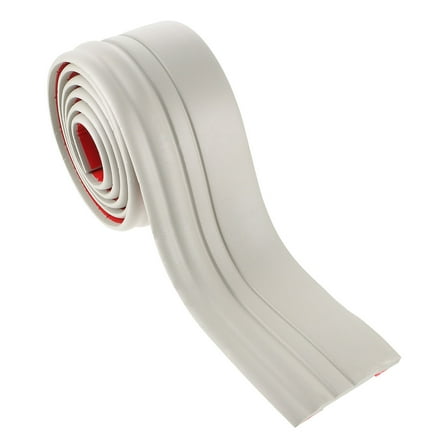 Supvox Floor Edge Trim Baseboard Trim Grey NBR 1 Roll