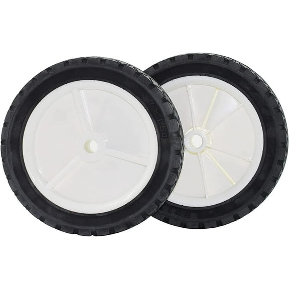 Antanker 2Pcs 7" Universal Lawn Wheel Replacement for Oregon 72-107, Hand Trucks, Lawnmowers, Grills