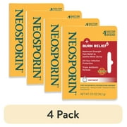 (4 pack) Neosporin Burn Relief & First-Aid Antibiotic Ointment,.5 oz