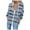 Light Blue, variant on Womens Coats Outerwear Winter Women Printed Blouse Long Sleeve Tops Sweatshirt Pockets Hoodied