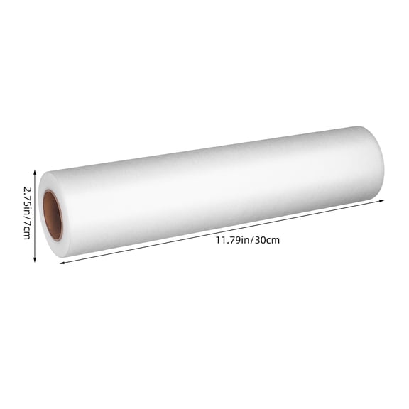 ibasenice Non Woven White Double Sided Iron on Fusible Interfacing for Sewing Crafts