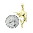 thumbnail image 3 of 14K Gold Blue Marlin Pendant, 3 of 5