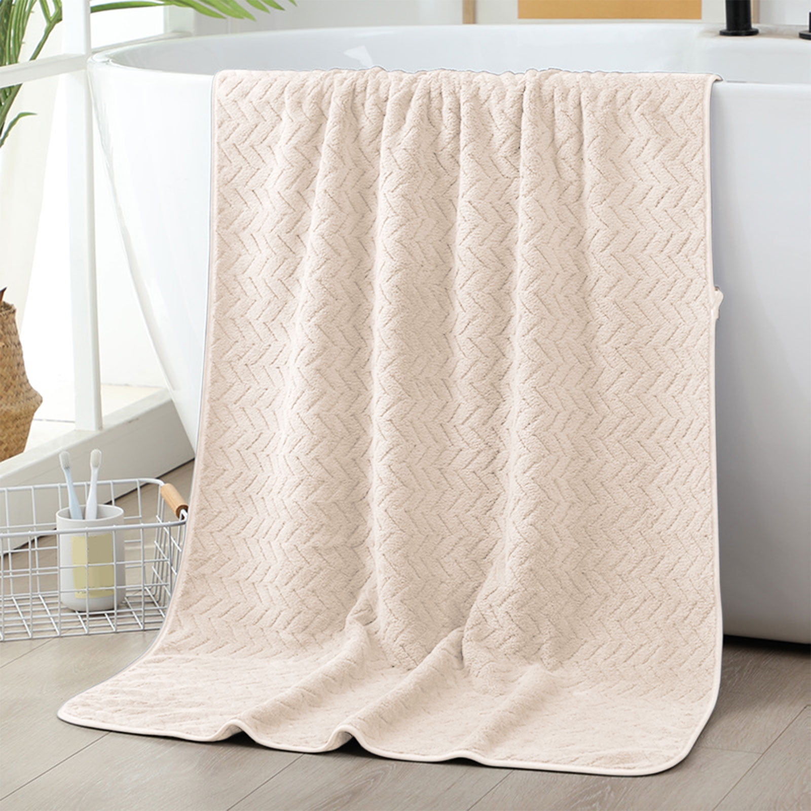 TACILIP 8 Pieces Of Velvet Square Towel Towel Bath Towel Plain Household Bath Wash Face Wipe Dry Absorbent Soft Household Set Towel Set, Gifts for Women