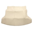thumbnail image 1 of Alfombrilla de maletero trasero Unique Bargains para Honda CRV 2012-2016, XPE, cuero de microfibra, beige, cara plana, patrón de diamante 3D, 1 of 1