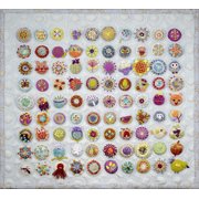Toned Down Circle Sampler Pattern by Sue Spargo Folk-Art Quilts