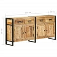 thumbnail image 2 of vidaXL Sideboard 67.7"x13.8"x31.5" Solid Mango Wood, 2 of 9
