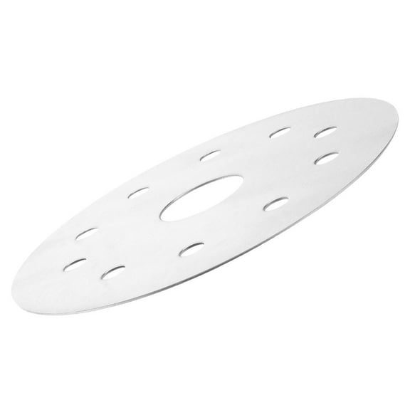Raindrops Stainless Steel Induction Adapter Plate for Kitchen Efficient Heat Transfer and Even Cooking Silver 10.5 x 10.5 Inches