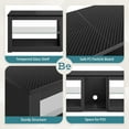 thumbnail image 4 of Bestier Carbon Fiber TV Stand for 70" w/Power Outlets, Entertainment Center Cabinet with Storage, 4 of 7
