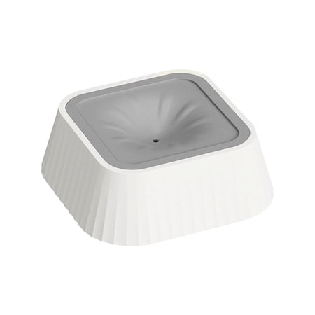fsxdhpcsgfc Spill Floating Bowl For Cats And Small White Drinking Bowl No Tip Extra Large Dog Bowl for Aggressive Eaters Dog Bowl Slow Feed Dog Bowls with Mat Set Puppy Dish Mat Dog Bowls Slow Feeder