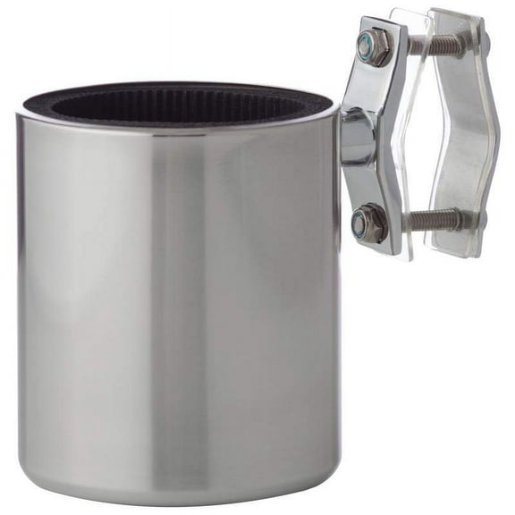 Diamond Plate™ Universal Stainless Steel Motorcycle Cup Holder