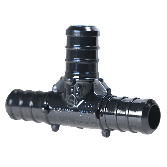 10 Pcs XFITTING Poly Pex B 1/2" Pex B Tee, Poly Alloy Pex B Barb Crimp Tee