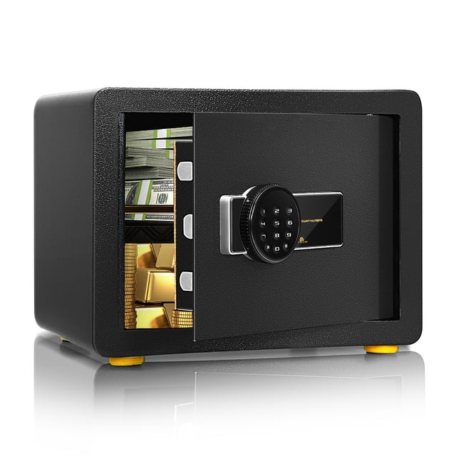 Costway 1.0 Cu Ft Electronic Digital Security Safe Box W/ Keypad & Key for Home Office