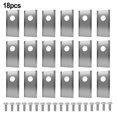 thumbnail image 1 of 18/30pcs Lawn Robot Blade Stainless Steel Lawn Mover Replacement Blade For Worx Landroid Robotic Lawnmower Replacement Blade Set LLZ, 1 of 5