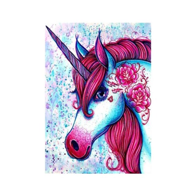 Set de Pintura Bricoje Caballo Amal Impresado Decoración Hogar DIY Hermoso Embellecedor Macarena Pintura del diamante del DIY