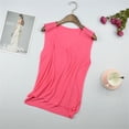 thumbnail image 5 of WULMLEO Womens Wool Blend Tank Tops V Neck Sleeveless Sweater Business Casual Work Knit Shirts Slim Fit 2026 Summer Outfits Hot Pink M, 5 of 5