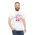 thumbnail image 6 of Love Is In The Air Valentine's Day Casual Fashion Unisex Heavy Cotton Tee, 6 of 9