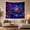 Blossom Pond, variant on Glowing River Valley with Galaxy Cliffs and Nebula Sky, Mystical Fantasy for Star Lovers, Celestial Night Art, Housewarming Gift, Tapestry Wall Hanging for Bedroom and Living Room