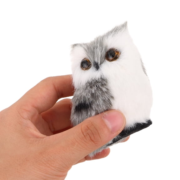 LOLIPPYY Durable Gray Owl Plush Toy for Kids Soft Comfortable Stuffed Animal with Realistic .5 inches
