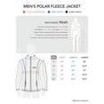 thumbnail image 6 of Hat and Beyond Men's Ultra Soft Polar Fleece Full Zip Side Pockets Breathable Jacket, 6 of 6