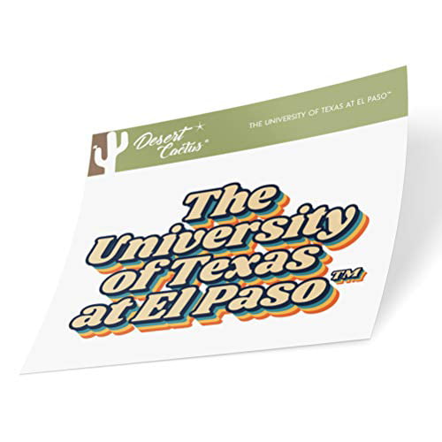 Sticker - 00002 The University of Texas at El Paso UTEP Miners NCAA Vinyl Decal Laptop Water Bottle Car Scrapbook