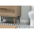 thumbnail image 5 of 36 inch single bathroom vanity in natural oak with backsplash, 5 of 8