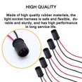 thumbnail image 3 of Bombillas Led Adaptador De Conector De Arnés Precableado Arnés De Enchufe De Faro De Alta Fácil De Instalar Multifuncional Durable Adecuado Para Automóvil 5Pcs T10 Kearding VI004113-00, 3 of 6