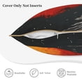thumbnail image 5 of Fotbe Retro Space Rocket Launch Pattern Velvet Decorative Throw Pillow Covers with Elegant Piping, Soft Plush Cushion Cover for Sofa, Bed, Car, Office-20"x20", 5 of 8