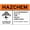 Warning Sign 2, variant on Warning Danger Hydrogen Sign - 8"x12" Rust-Proof Aluminum Metal Sign, Fence Yard Gas Storage Areas Indoor Outdoor Use
