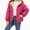 Hot Pink, variant on HAOTAGS Girls Coat (18Months-13Years) Cute Warm Thicken Fleece Hooded Long Sleeves Jacket Yellow Size 4T