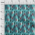 thumbnail image 1 of oneOone Cotton Poplin Fabric Arrow Ikat Decor Fabric Printed BTY 56 Inch Wide, 1 of 4