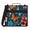 Blue, variant on Jiaoprinted Daisies Zipper Binder, Spring Floral 3 D-Ring Binder, Multi-Pocket Expanding Organizer Bag with Handle and Shoulder Strap for Travel Work