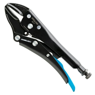 Channellock 101-7 7” Straight Jaw Locking Pliers, Epoxy Resin Coating, Forged Steel, Straight Jaw for Excellent Clamping on Flat Stock and Fasteners