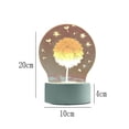 thumbnail image 2 of Lámpara de mesa creativa de la luz de la noche 3d del regalo, nueva y peculiar del LED pequeña, 2 of 5
