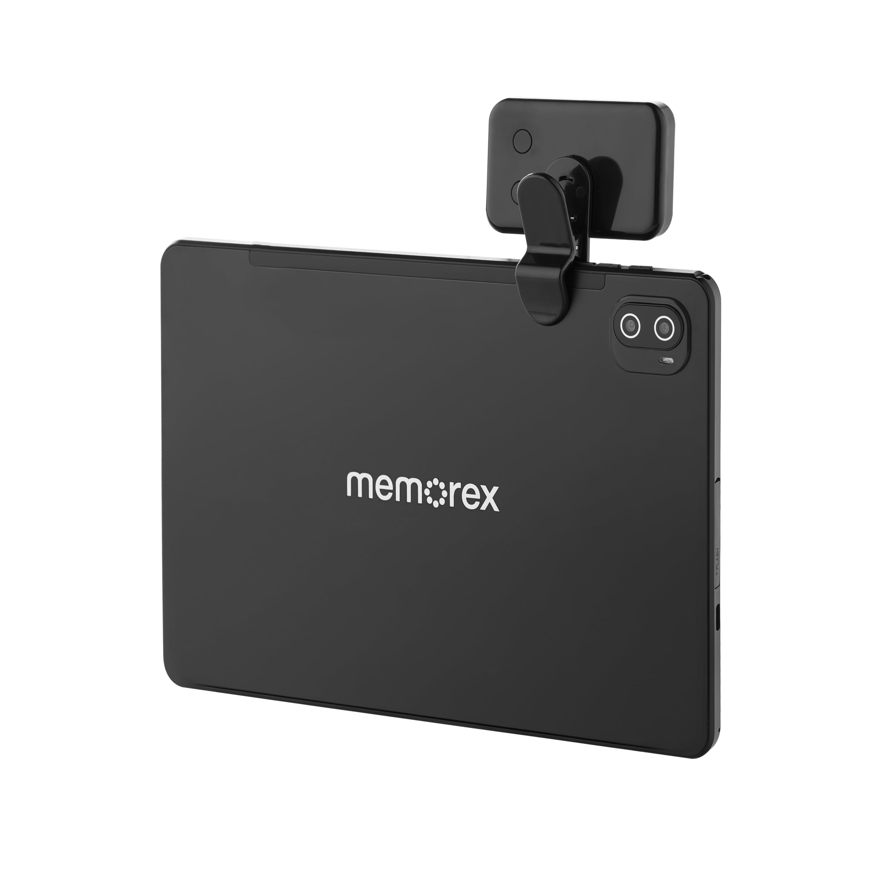Memorex Bonus 4-in-1 Influencer Bundle - 10.1" HD IPS Android 14 8-Core Tablet, 128GB Storage, 4GB RAM with Bonus LED Light & Clip, Braided 10ft USB-C cable & Dual Hi-Resolution Cameras