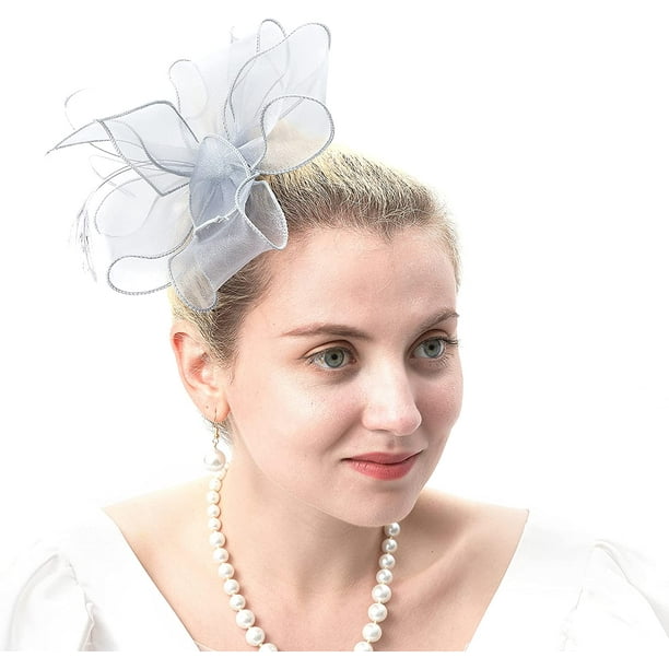 Fascinators Hat for Tea Party Church Cocktail Feathers Kentucky Derby