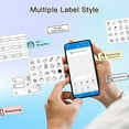 thumbnail image 3 of Merryhome Small Label Maker – Portable Bluetooth Label Maker Machine with Inkless Printing, Multiple Templates, Waterproof Labels for Home, Office, School Organization, 3 of 6