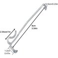 thumbnail image 2 of TRAHOO-3.5 Inch Valance Clips for Blinds,Clear Plastic Valance Clips Window Blinds Clip for Horizontal Blinds Valance Retainer Holder(Size:6 pcs), 2 of 4