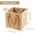 thumbnail image 3 of Threns Paper Gift Bags,Foldable Paper Shopping Bags,Portable Paper Carry Bag with Handles for Grocery Merchandise Craft, 3 of 10
