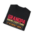 thumbnail image 4 of Hilarious Fathers Day Sarcasm Humor Party Foodie Granddad Pun Novelty Grandpa Family Day Husband Papa Foodie Unisex Softstyle T-Shirt, 4 of 4