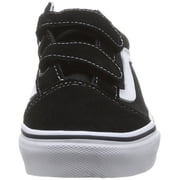 vans vn-0vhe6bt : kids old skool v black/true white skate shoe (12 m us little kid)