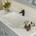 thumbnail image 2 of DeerValley DV-1U202 Undermount Bathroom Sink 22" x 15.5"  Rectangular Ceramic in White, 2 of 17