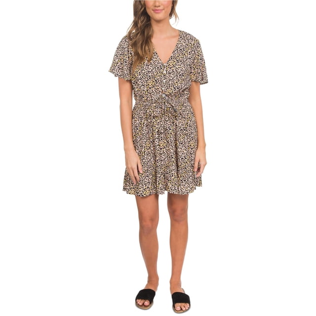 Vestido ajustado y acampanado coqueto para mujer Hurley prtpk S