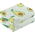 thumbnail image 2 of SKYSONIC 16"x28" Face Hand Towel Set, Cartoon Fruit Cotton Washcloths, Quick-Dry Highly Absorbent Bath Towels 2 PCS for Bathroom Ktichen Travel SPA Gym, 2 of 7