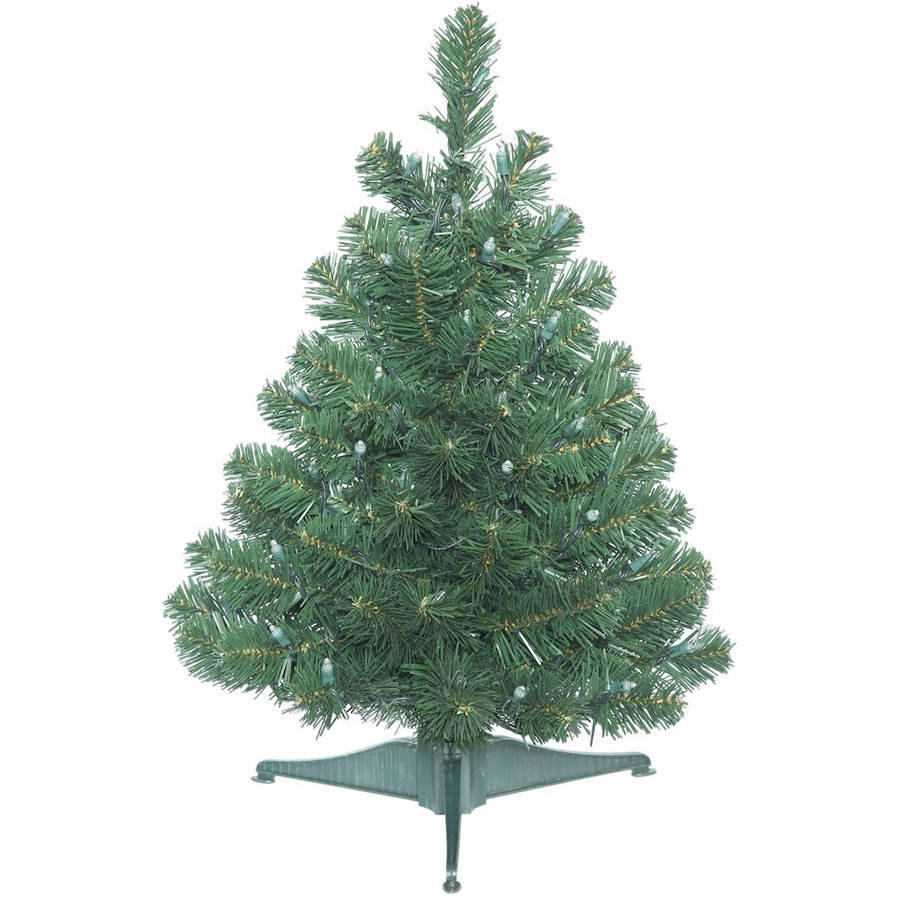 Vickerman 26" Oregon Fir Artificial Christmas Tree, Unlit